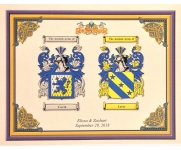 Double Coat of Arms Print Small