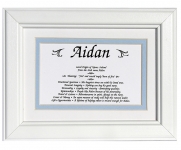 First Name Meaning Framed (Boy)