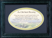 May There Always Be Work For Your Hands To Do - 5x7 Blessing - Oval Green Frame