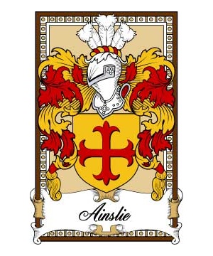 Scottish-Bookplates/A/Ainslie-Crest-Coat-of-Arms