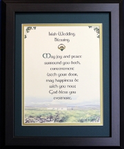 Irish Wedding Blessing - May Joy And Peace - 16x20