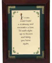 If Tears Could Build A Stairway - 5x7 Framed Blessing