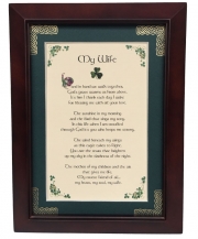 Wife - 5x7 Framed Blessing