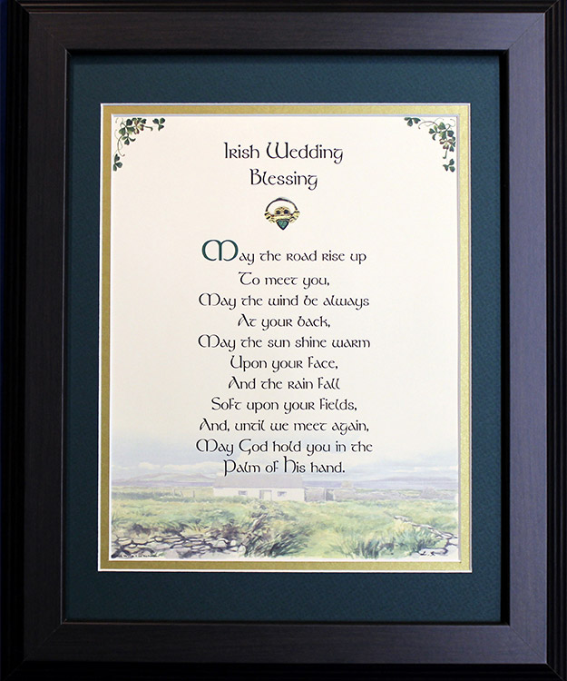 Irish Wedding Blessing May The Road Rise 16x20