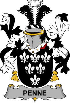 Penne or Penn Crest-Coat of Arms