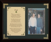 Dad - Dad Sets An Example - 8x10 Photo Blessing