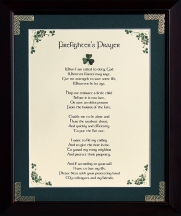 Firefighter's Prayer - 8x10 Blessing (Alternative)