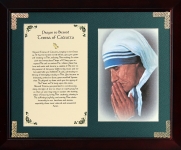 Prayer to Blessed Teresa of Calcutta - 8x10 Photo Verse