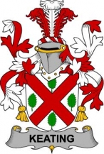 Irish/K/Keating-or-O'Keaty-Crest-Coat-of-Arms