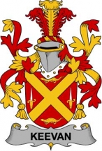 Irish/K/Keevan-or-O'Kevane-Crest-Coat-of-Arms