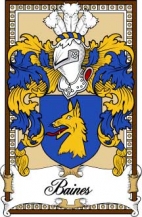 Scottish-Bookplates/B/Baines-Crest-Coat-of-Arms