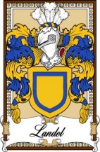 Scottish-Bookplates/L/Landel-Crest-Coat-of-Arms