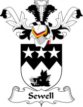 Scottish/S/Sewell-or-Shewal-Crest-Coat-of-Arms