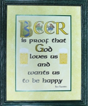 Beer is proof that ... Pub Print