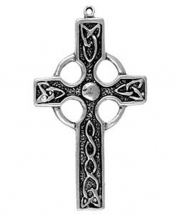 Celtic Cross Celtic Pewter Necklace