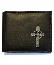 Celtic Cross Leather Wallet
