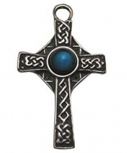 Celtic Cross Pewter Necklace