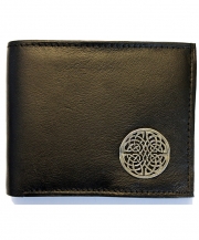 Celtic Knot Circle Leather Wallet