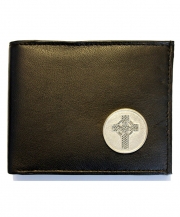 Celtic Cross Leather Wallet