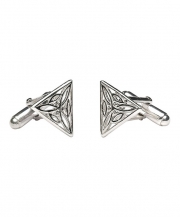 Trinity Knot Cuff Link - Silver