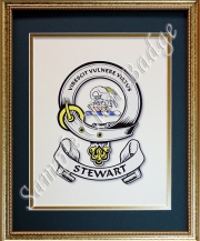 Clan Badge - Framed Gold