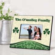 personalized-cream-and-clover-picture-frame