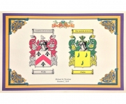 Double Coat of Arms Print