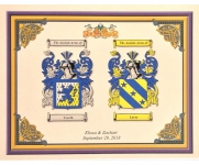 Double Coat of Arms Print Small