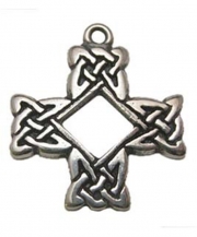 Druids Cross Pewter Necklace