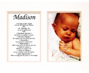 8x10 Baby Photo First Name Meaning (Girl)