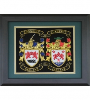 Framed Double Embroidery Coat-of-Arms