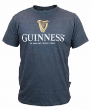 Guinness Navy Distressed Tee