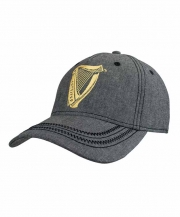 Guinness Grey Harp Logo Baseball Cap