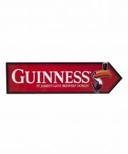 Guinness Metal Red Toucan Pint Road Sign