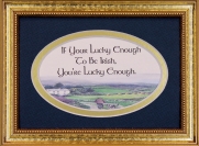 If You Can't Dazzle Them... - 5x7 Blessing - Oval Gold Frame