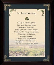 Irish Blessing - May Love and Laughter - 8x10