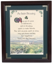 Irish Blessing - May You be Poor in Misfortune - 8x10