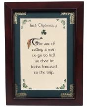 Irish Diplomacy - 5x7 Blessing