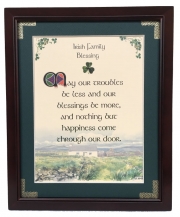 Irish Family Blessing - 8x10