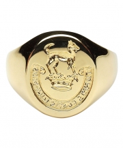Ladies Oval Seal Ring