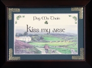 Pog Mo Thoin - 5x7 Blessing - Walnut Landscape Frame