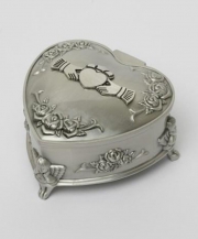 Rose Heart Shaped Jewelry Box