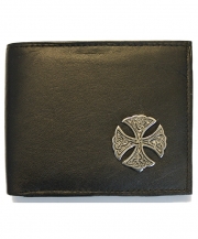 St. Patrick Cross Leather Wallet