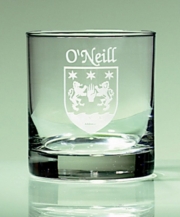 Irish Coat-of-Arms Tumbler Glass
