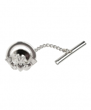Claddagh Tie Tac Large - Silver