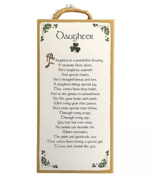 Daughter - Wood Plaque