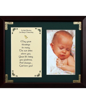 An Irish Blessing For Baby's Christening - 8x10 Photo Verse