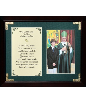 On Your Confirmation Day - May God Bless You - 8x10 Photo Blessing