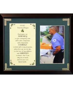 EMT Serenity Prayer - 8x10 Photo Blessing