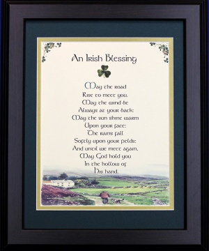 Irish Blessing - May the Road Rise - 16x20